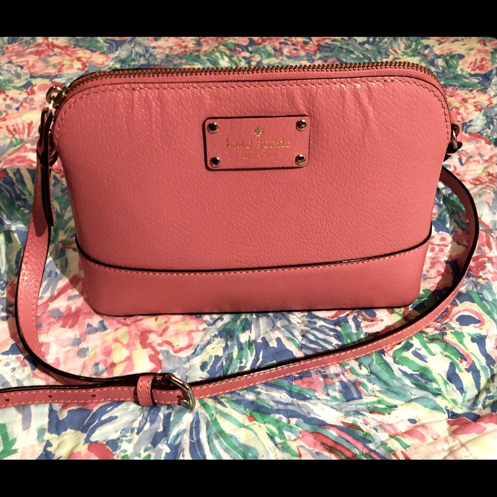 Kate Spade pink dome crossbody